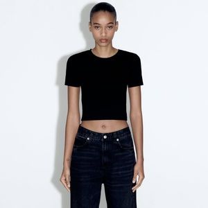 Zara Cropped Tshirt